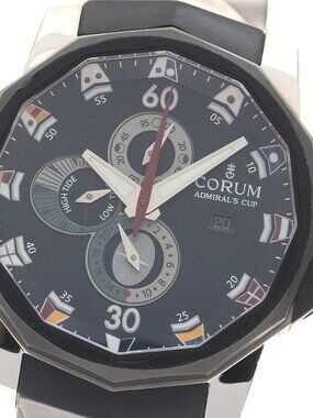 CORUM Admirals Cup Mare 48 01.0005 Moon phase black Dial Automatic Men's_951783